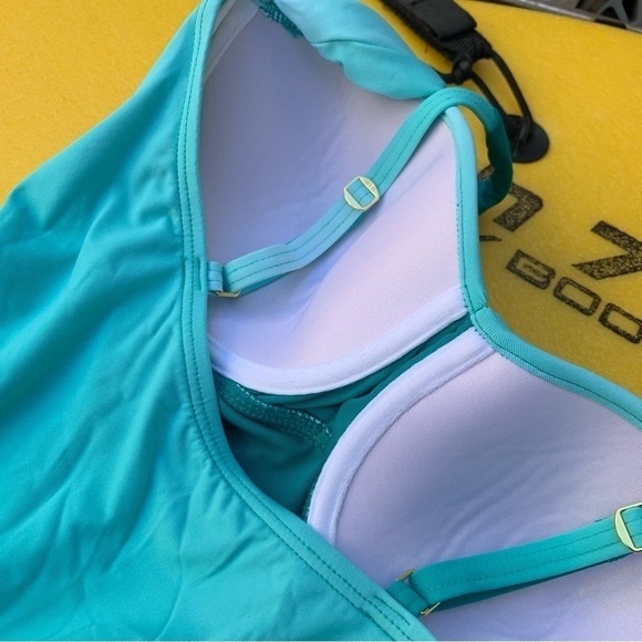 NEW Bleu by Rod Beattie Shirred Underwire One-Piece Swimsuit size 10 - Picture 11 of 12